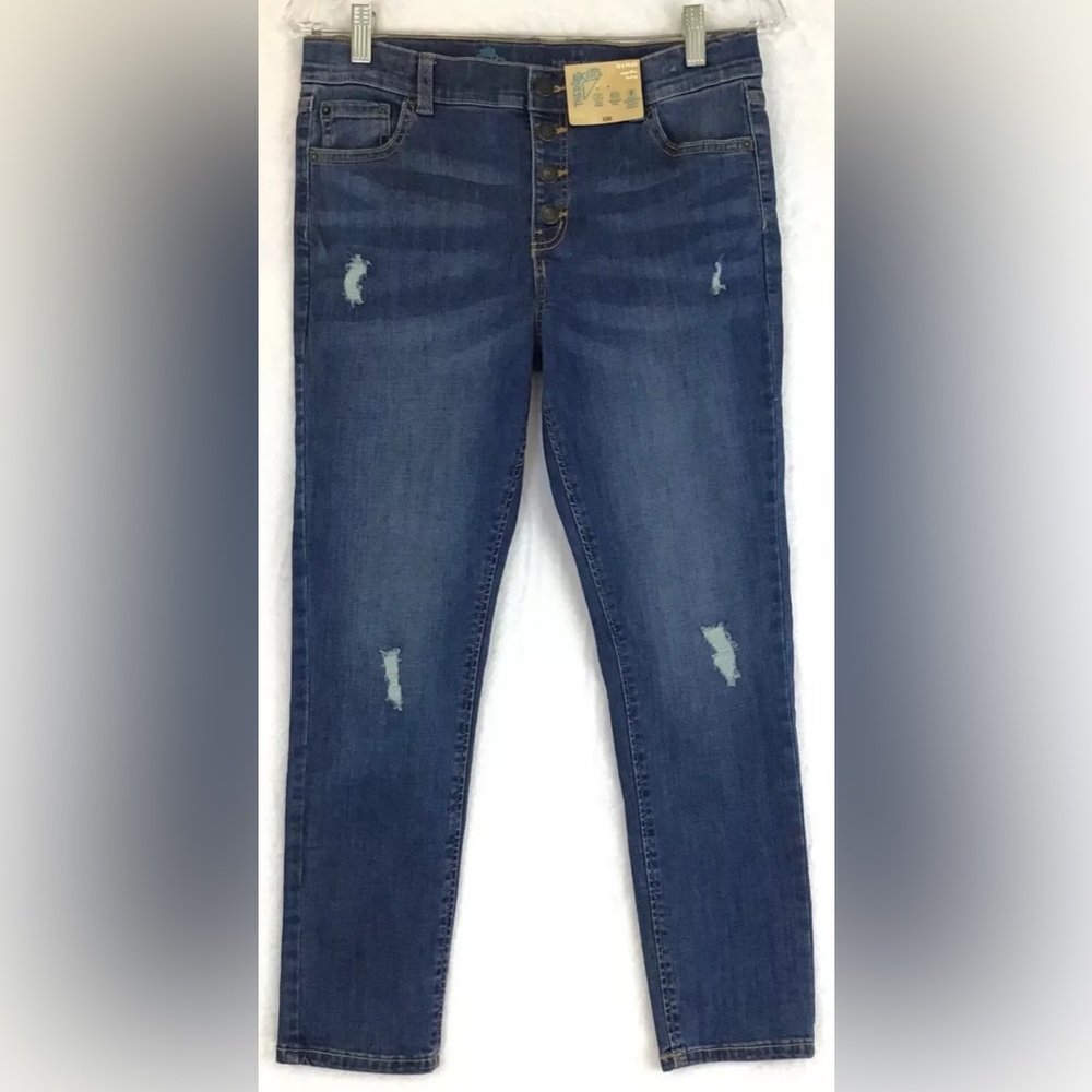 Thereabouts Highrise Distressed Skinny Jeans Girls sz 12